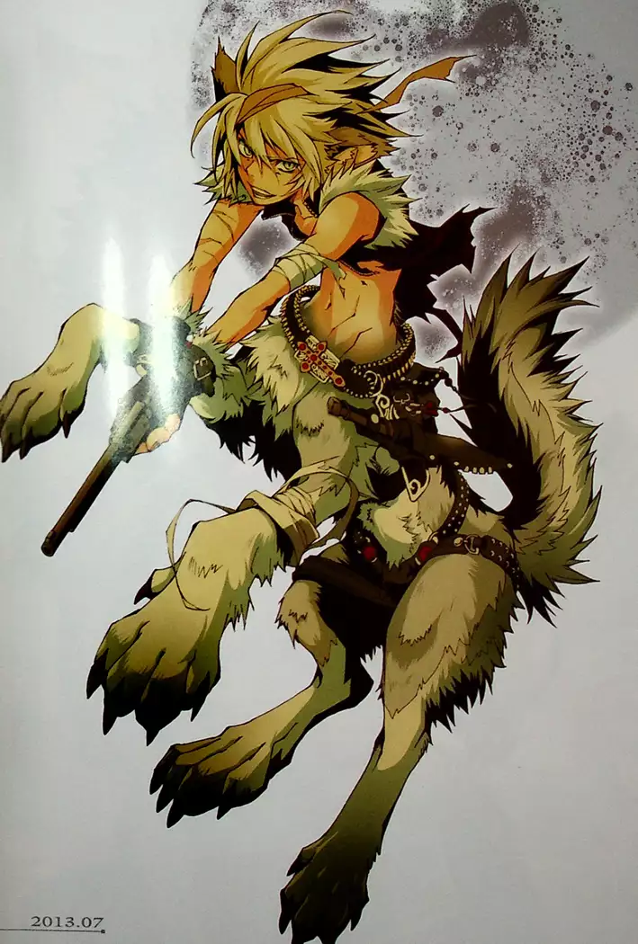 THE WILD LEG wolf