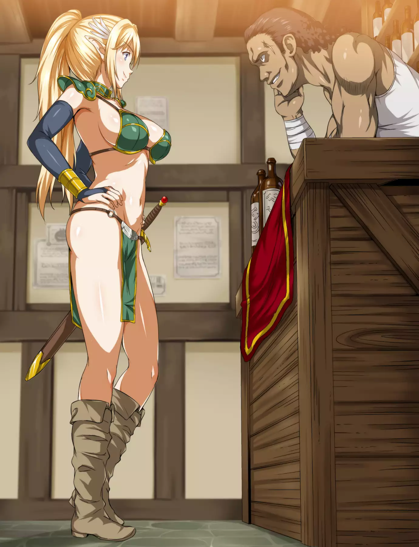 Mamono no nie～torawareta elf no matsuro～