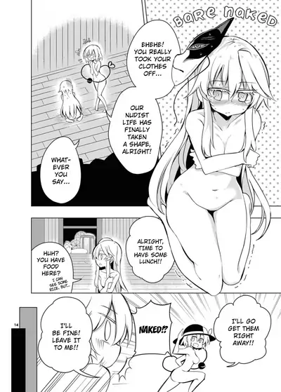 [Rainbow Vanilla (Matsuriuta)] Kindan no Nudist Utopia (Touhou Project) [English] [Kuraudo] [Digital]