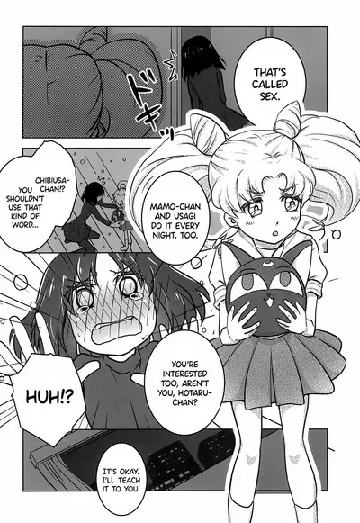Hotaru to Chibiusa no Hajimete no Naisho