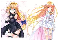 [Yabuki Kentaro] To Love-Ru -Trouble- Darkness Artbook Harem Gold
