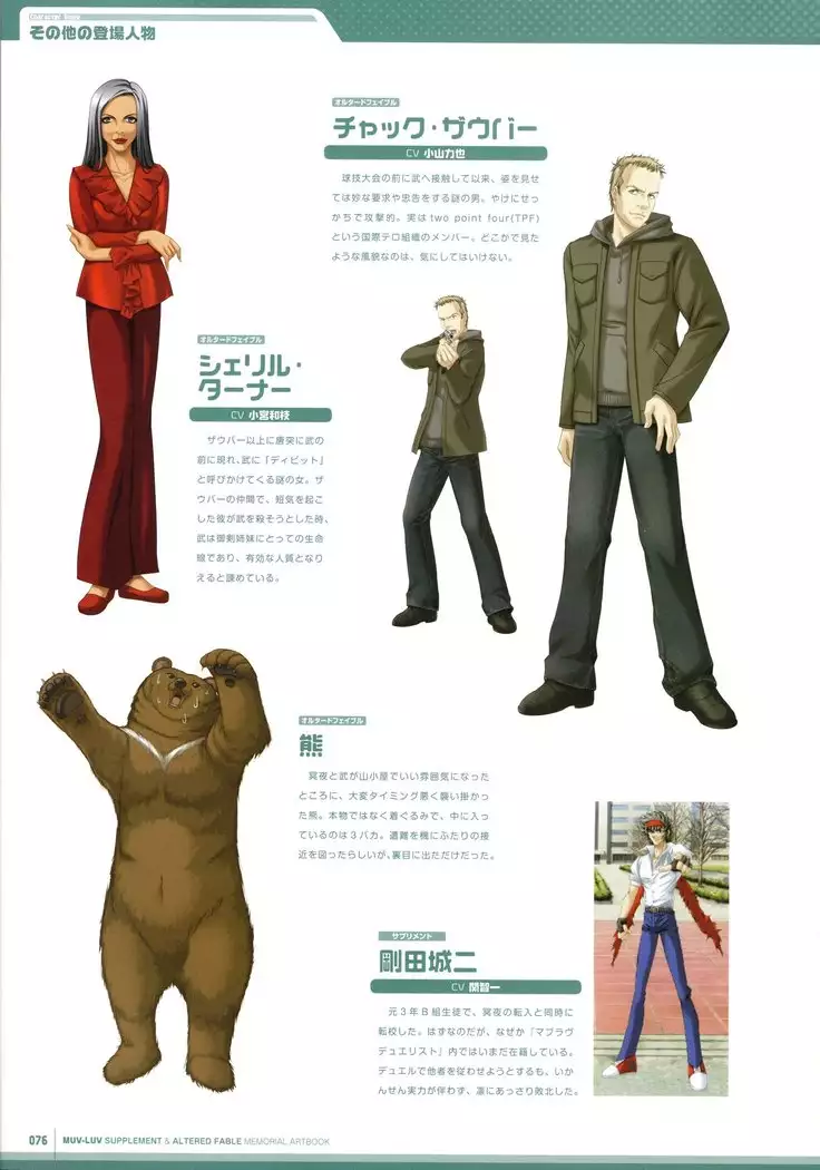 Muv-Luv Supplement & Altered Fable Memorial Art Book