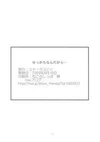 (C76) [Status Doku (Nohri Isawa)] Sekkachinanda kara... (Battle Spirits)