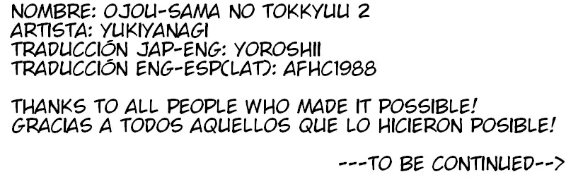 Ojou-sama Tokkyuu | Lady Express Ch. 1-2