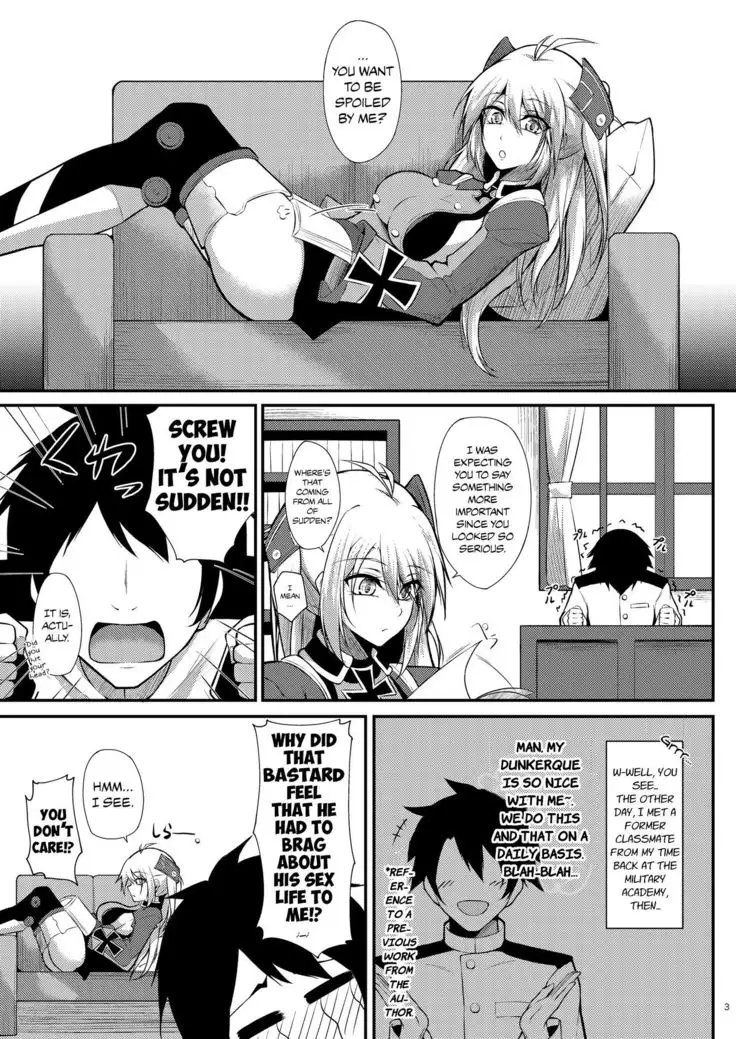 Prinz Eugen ni Amaetai!! | I Want to be Spoiled by Prinz Eugen!!