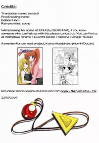(C72) [SEA STAR (Hina Sasaki)] SPOONFUL (Mahou Shoujo Lyrical Nanoha) [English] [NanoFate]