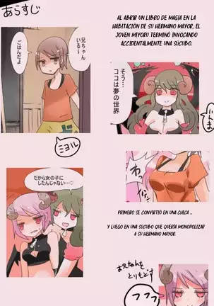 Otouto Succubus-ka! Inma no Kyoudai Nyotaika Sakusen 1-2 español