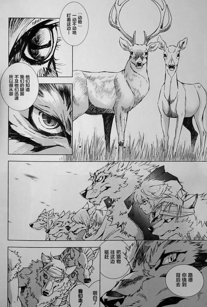 THE WILD LEG wolf