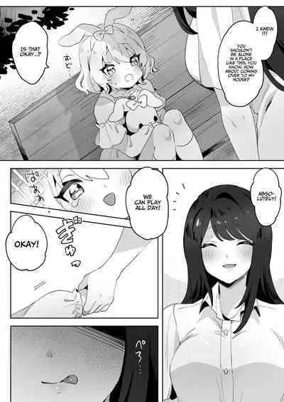skeb Yuri Ecchi Manga | Runaway Loli and the Futanari Onee-san