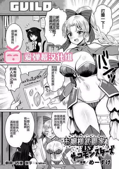 お嬢様武闘家VSザコモンスターズ