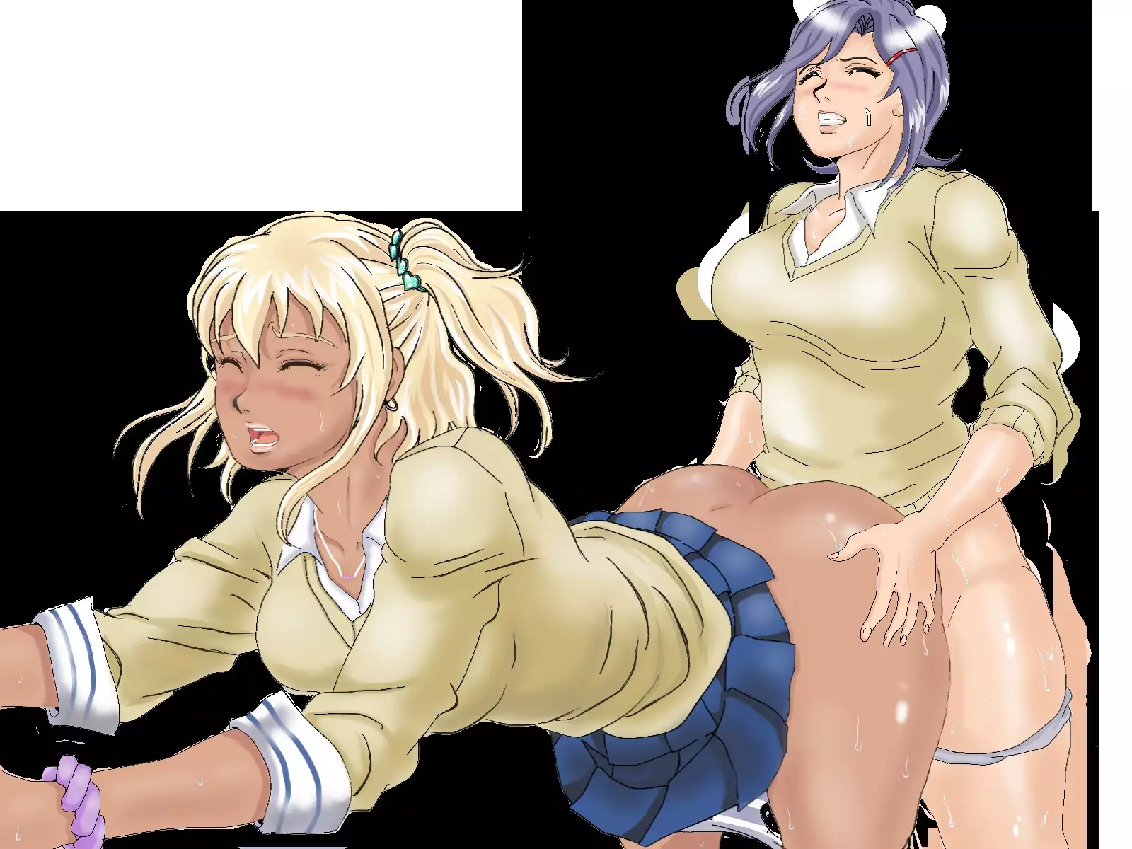 Futanari Kumichou Saoshi Ichidai Nariagari Densetsu