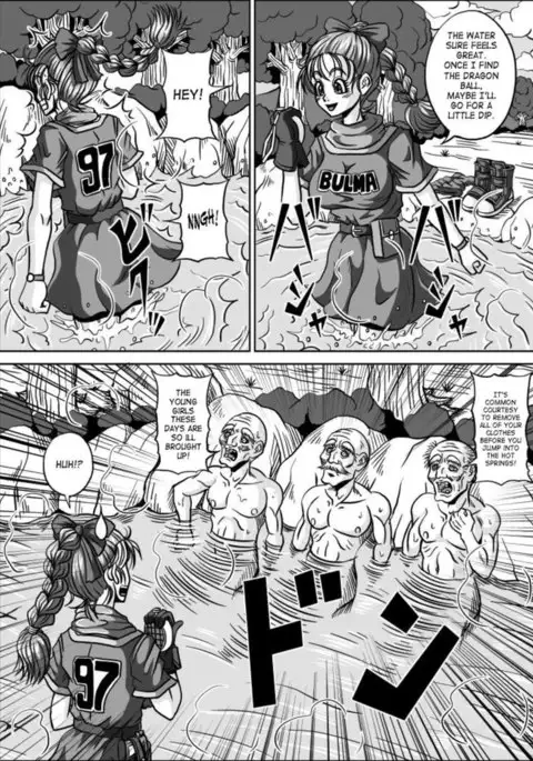 Hot Spring Geezers vs. Bulma