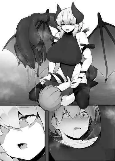 Kakedashi Yuusha ga Onee-san Succubus no Milk Server ni Naru Hanashi