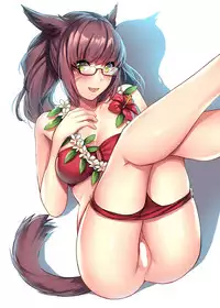 [lionoil (Arumajiki)] Miqo'te Mizugi Bon!! (Final Fantasy XIV) [Chinese] [Digital]