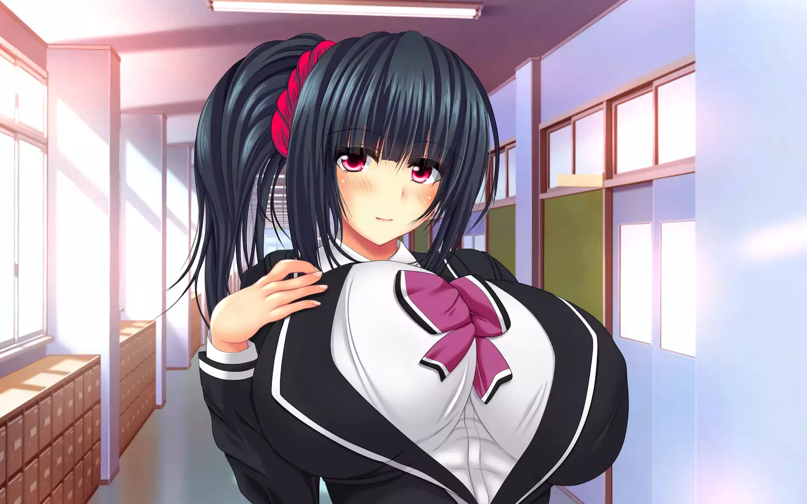 Gibo Shimai Triple Don - Kyonyuu Oomori Tanetsuke Mashimashi