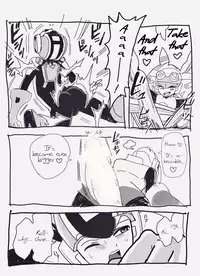 Exe Futanari Dark Roll chan x Rockman