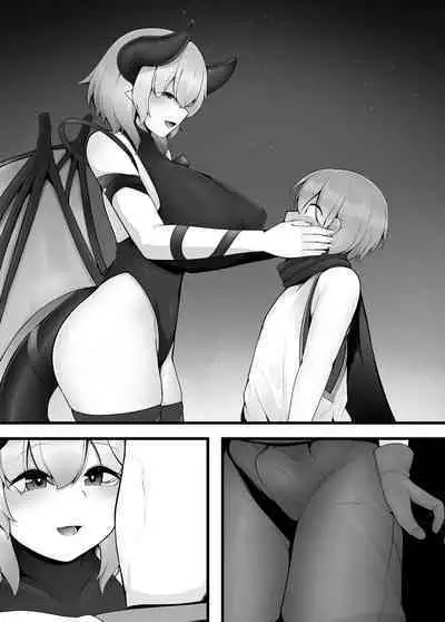 Kakedashi Yuusha ga Onee-san Succubus no Milk Server ni Naru Hanashi