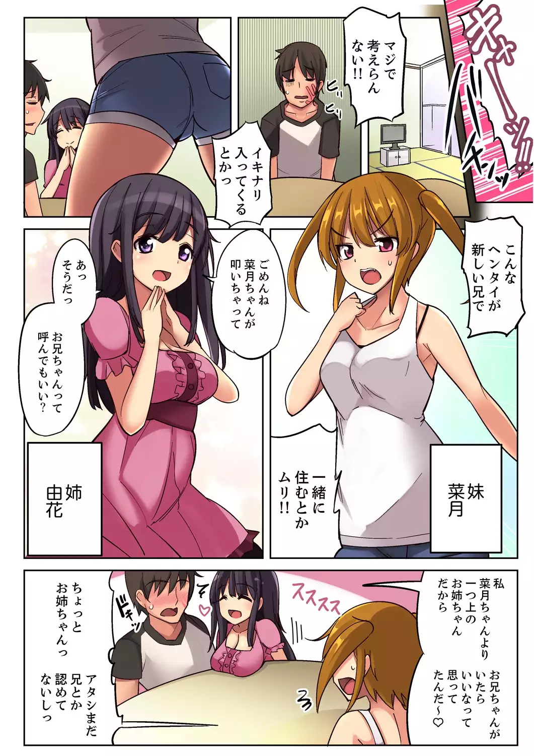 Nidanbeddo de Imouto to!? Uedemo Shitademo Micchakku Ecchi 1-4