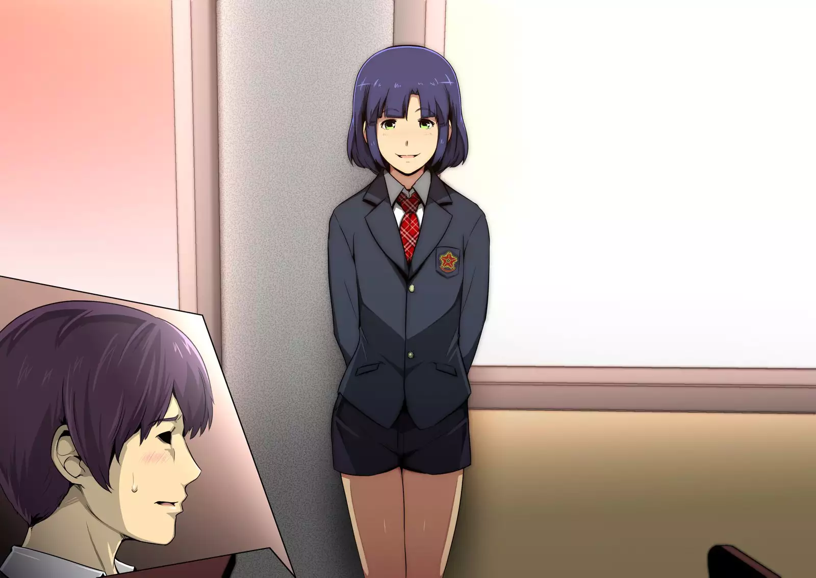 Oshiego no Ura no Kao wa, Koakuma Bitch na Otokonoko.